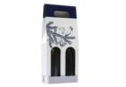 Confezione da 2 bottiglie natale di colore blu 