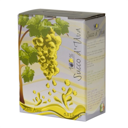 Bag in Box 3 litri Stampa succo di uva 
