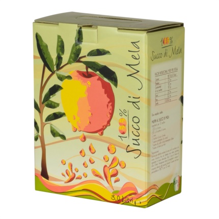 Bag in Box 3 litri Stampa succo di mela 