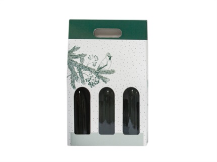 Confezione natale verde da 3 bottiglie 