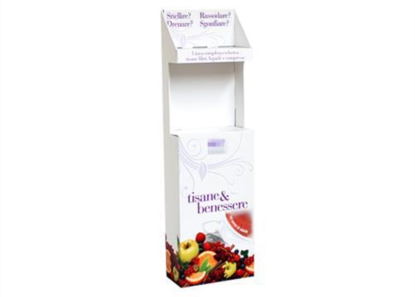 Espositore a due ripiani| Packaging - Espositori - Bag in Box 