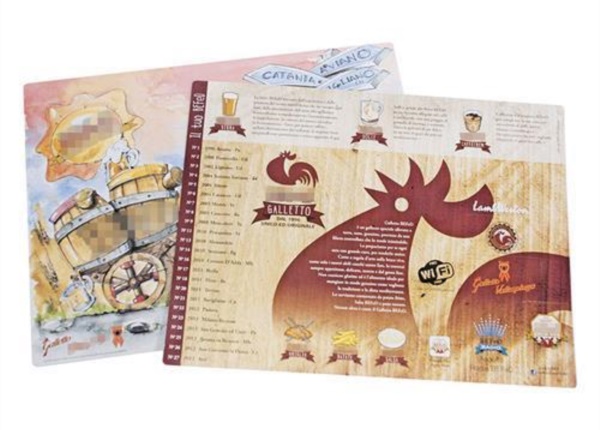 Tovagliette per ristorazione| Packaging - Espositori - Bag in Box 